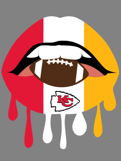 Lips Kansas City Chiefs Lips svg American Football svg Rugby