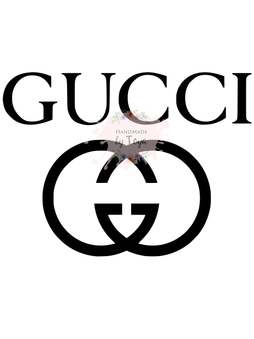 gucci dripping logo