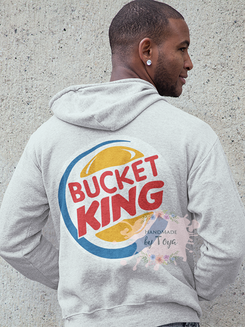 Bucket King Basketball SVG PNG Handmade by Toya