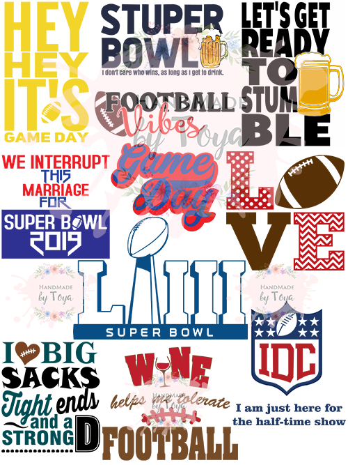 Funny Super Bowl Game Day T-shirt/ I Am Just Here for Halftime 