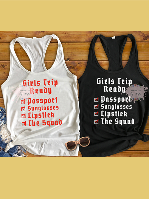 Download Girls Trip Ready Checklist Design 2 SVG & PNG (INCLUDES ...