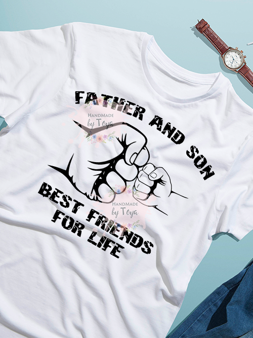 PDF .cdr Dad and Son Best Friend- SVG ai PNG