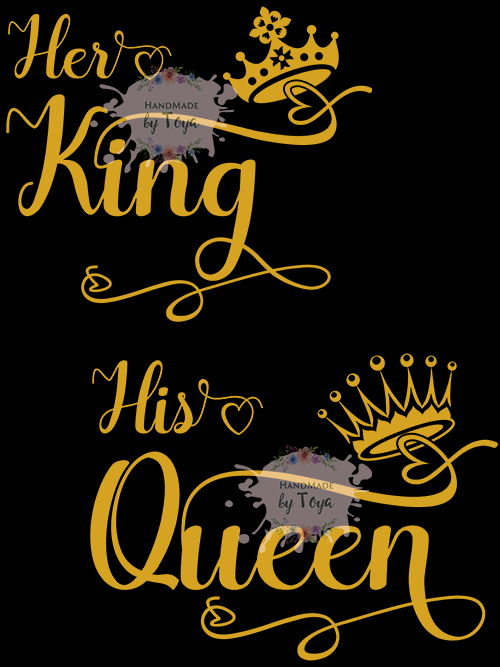 Queen King SVG Queen Drippin' Svg King (Download Now) 