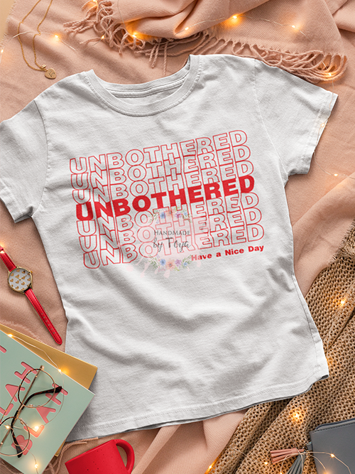Unbothered SVG, DXF & PNG Handmade by Toya