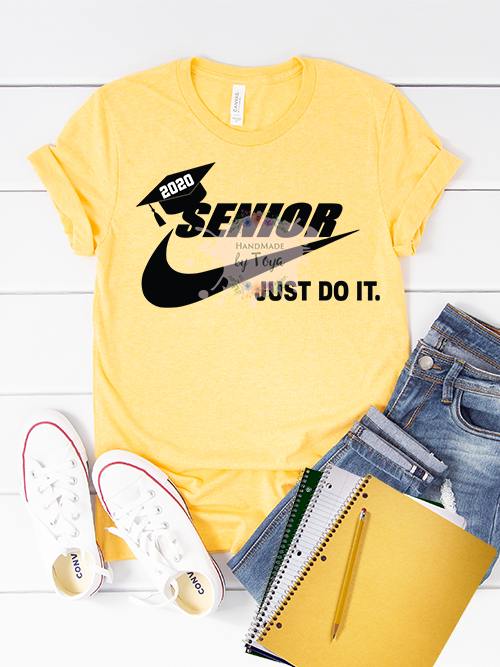 Download Senior 2020 Just Do It SVG, DXF & PNG - Handmade by Toya