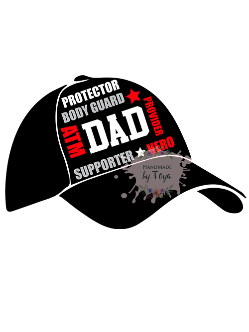 Dad Caps Svg | Dad Hat Clipart | Baseball Cap Cut File | Men Gift Stencil |  Father's Day Gift Idea T-shirt Design | Hat Dxf | Cap Png