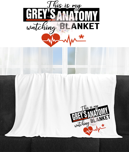 Grey's discount anatomy blanket