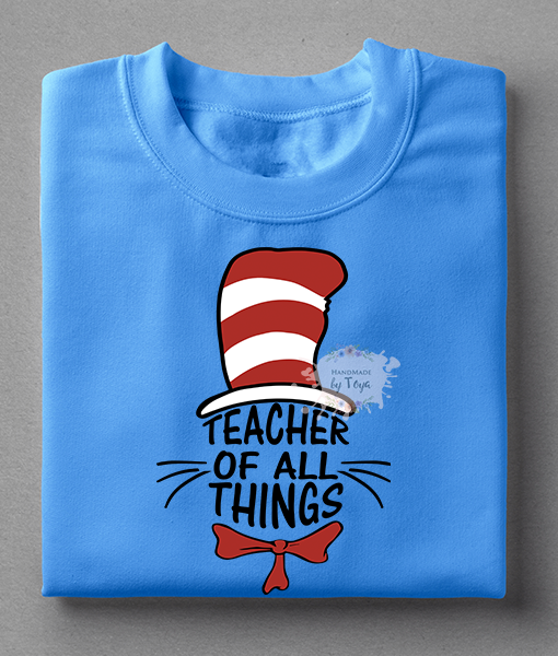 Teacher Of All Things SVG, DXF & PNG – Handmade by Toya